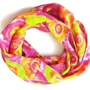 Cotton gauze infinity scarf