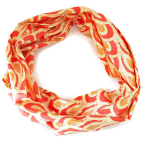 grenadine cotton voile infinity scarf