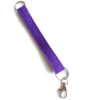 wrist keychain purple chevron stripes